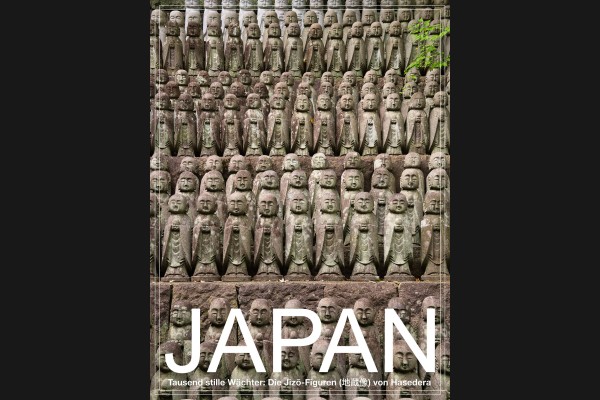 Japan - PosterArt - Die Jizō-Figuren von Hasedera (地蔵像)